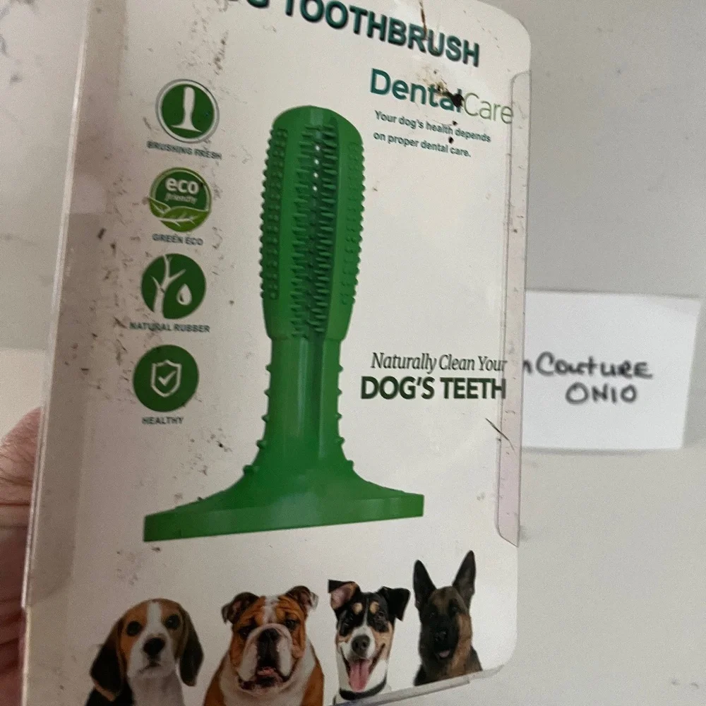 NEW Dog Toothbrush,Chew Toy Brushing Stick Orange,Big dog toothBrush Dental care